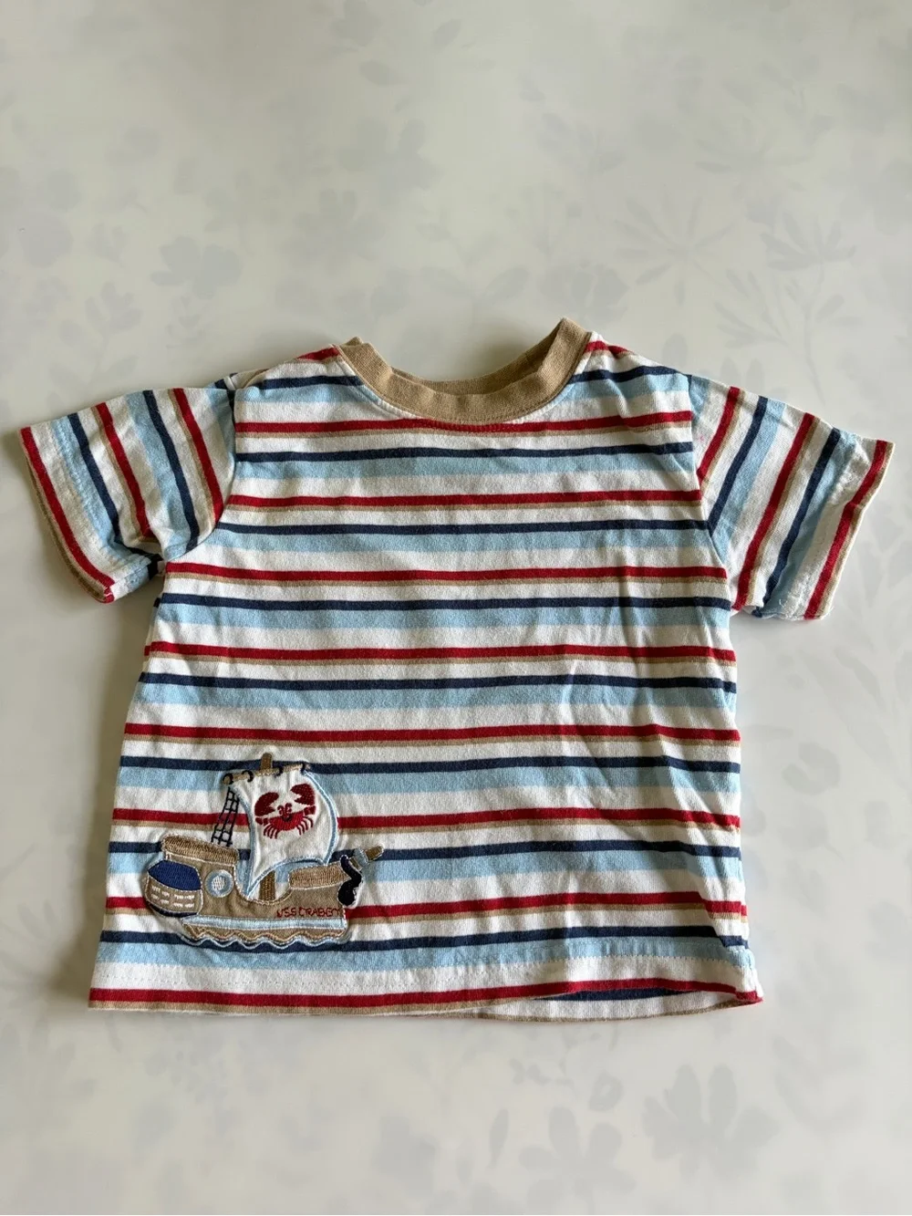 Bundle of Baby Boy Tops Size 12 Months Old Navy Stripes Hawaiian Shirt Pirate